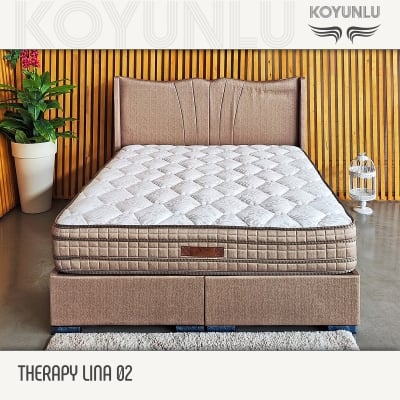 Комплект спалня THERAPY LINA 02 база, матрак и табла - 160 x 200 см