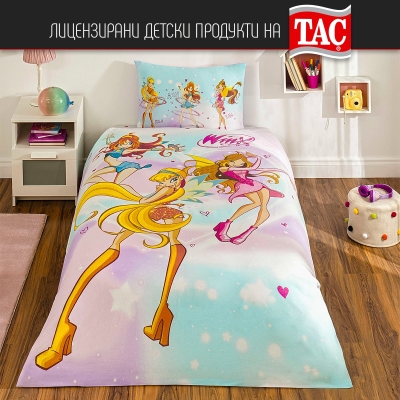 Детски спален комплект ранфорс - WINX CLUB MAGIC