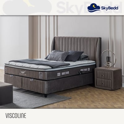 Комплект спалня VISCOLINE  база, матрак и табла - 160 x 200 см