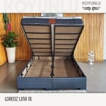 Комплект спалня LORENZ LINA 18 база, матрак и табла - 160 x 200 см