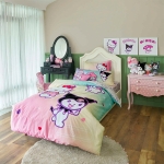 Детски спален комплект ранфорс - HELLO KITTY TRAVEL