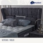 Комплект спалня VENTURE / ROLEX база, матрак и табла - 160 x 200 см